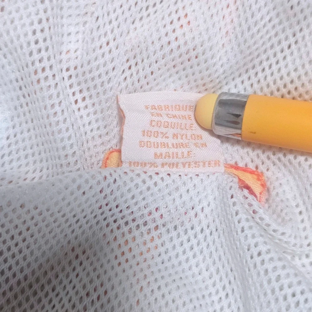 Tommy Bahama Relax Mens XL Swim Trunks Orange Geometric Diamond Mesh Lined 18
